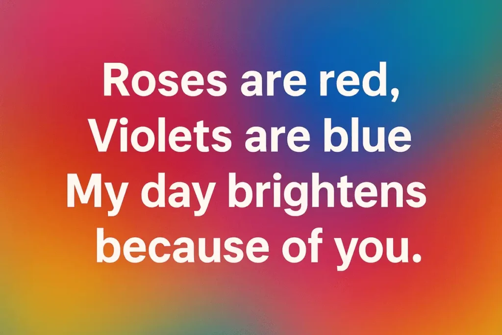 Sweet Roses Are Red Phrases