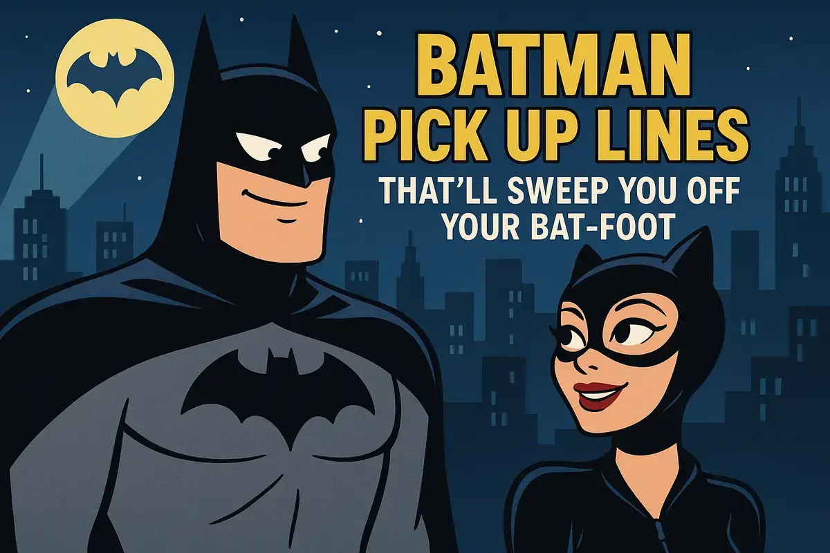 batman pick up lines cartoon image