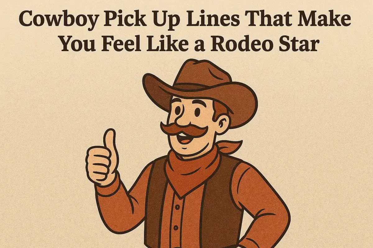 Cowboy Pick Up Lines That Make You Feel Like a Rodeo Star