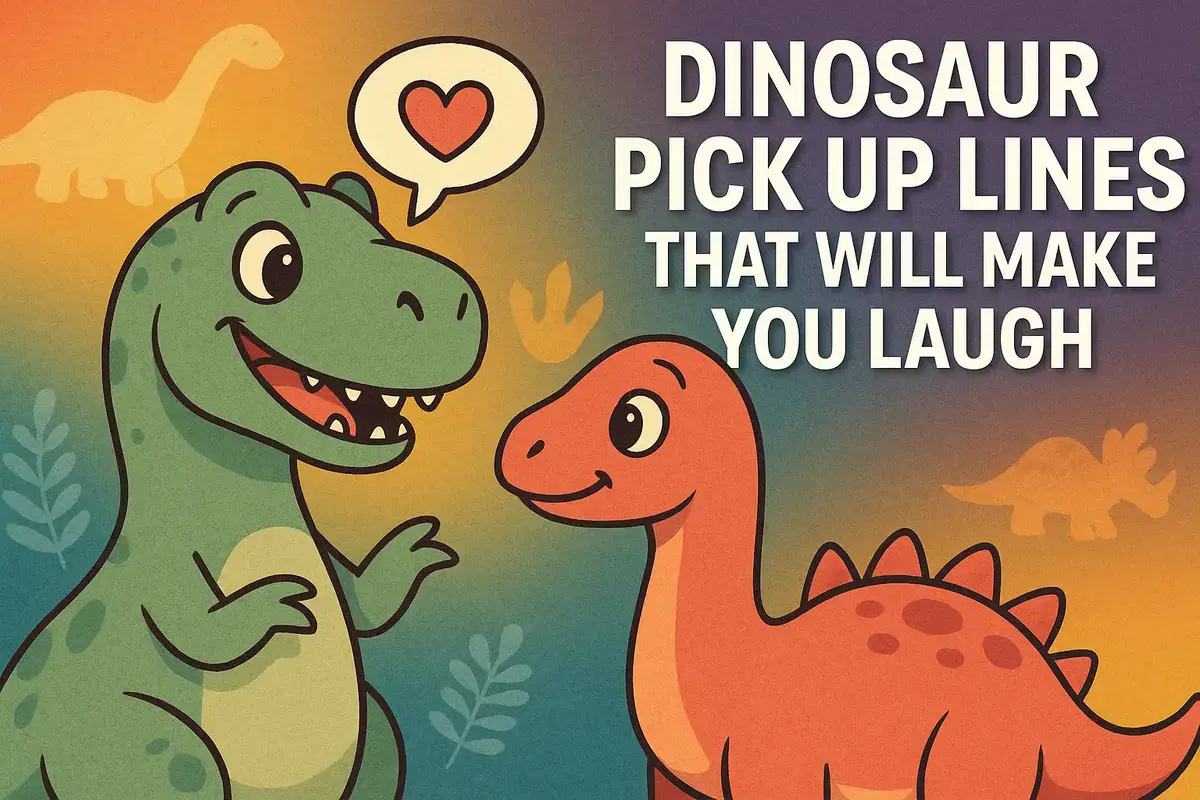 Dinosaur Pick Up Lines That Will Make You Laugh