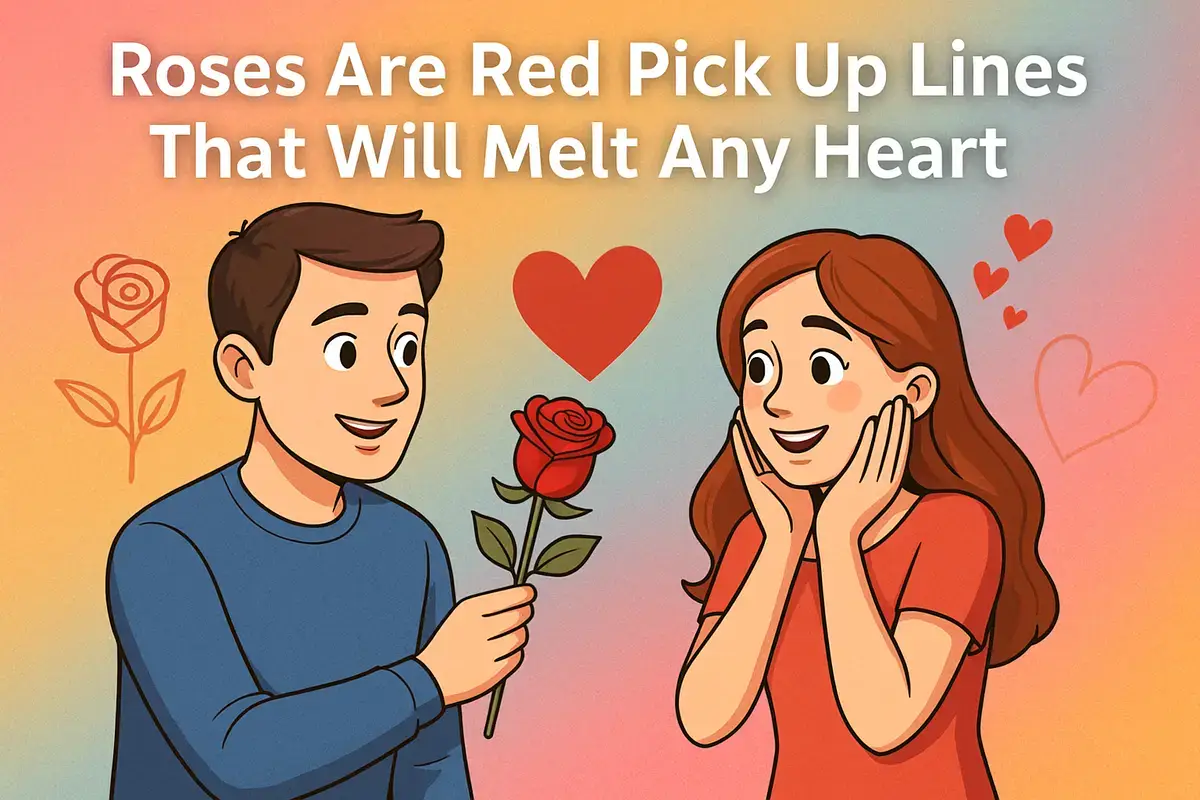Roses Are Red Pick Up Lines That Will Melt Any Heart