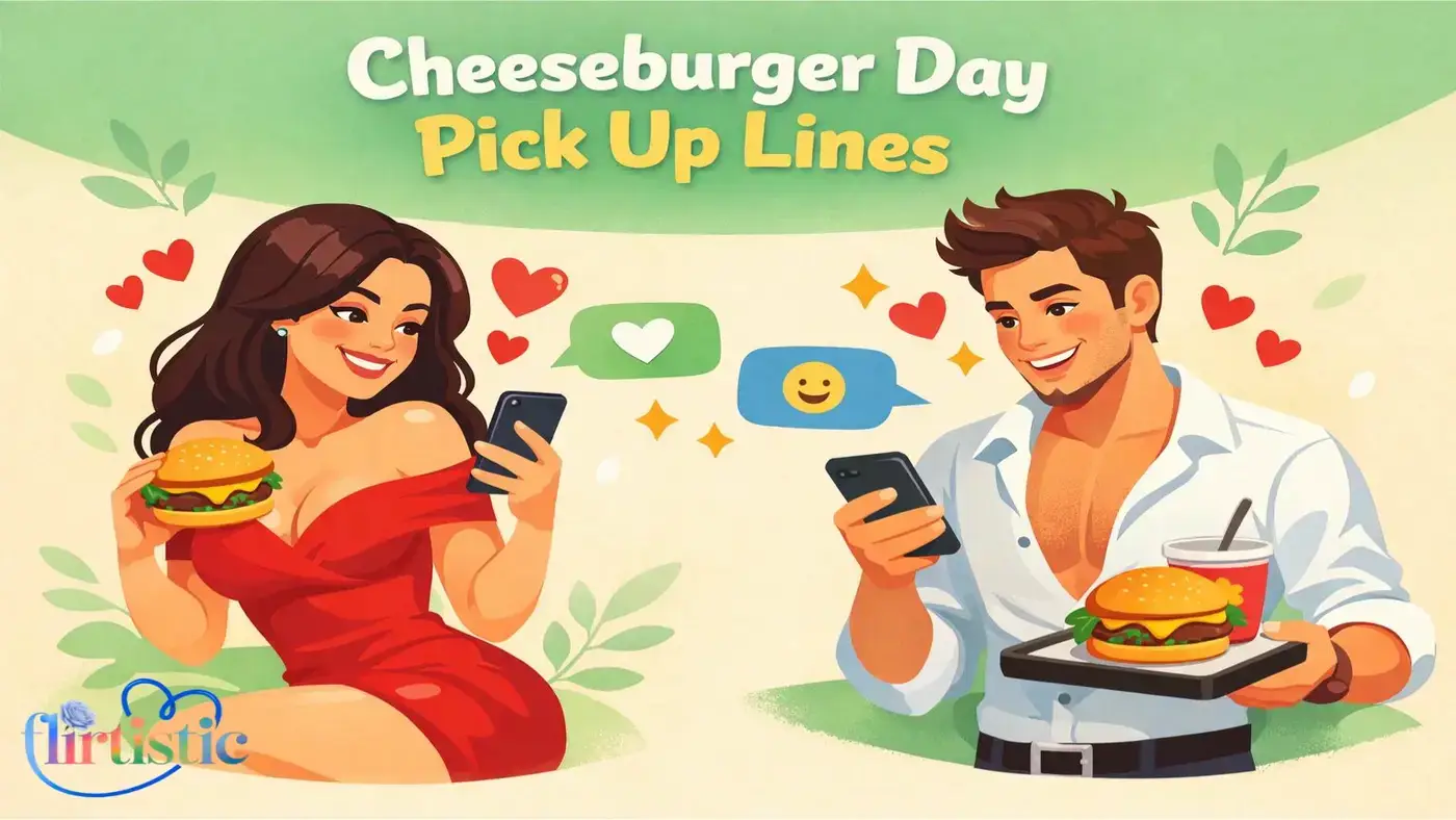 Cheeseburger Day Pick Up Lines