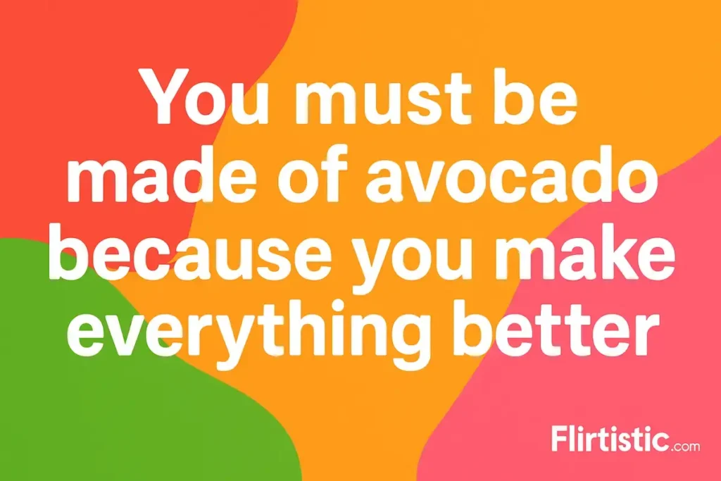 Best Guacamole Day pick up lines
