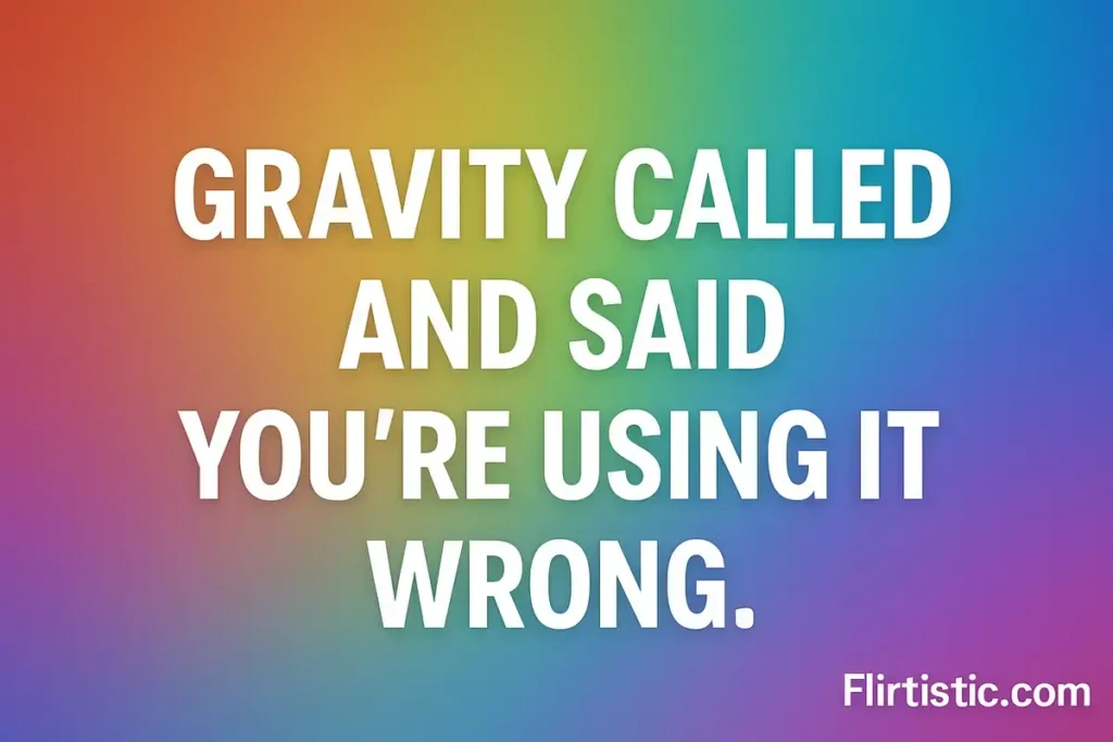 Horrible pick up lines that confuse more than impress