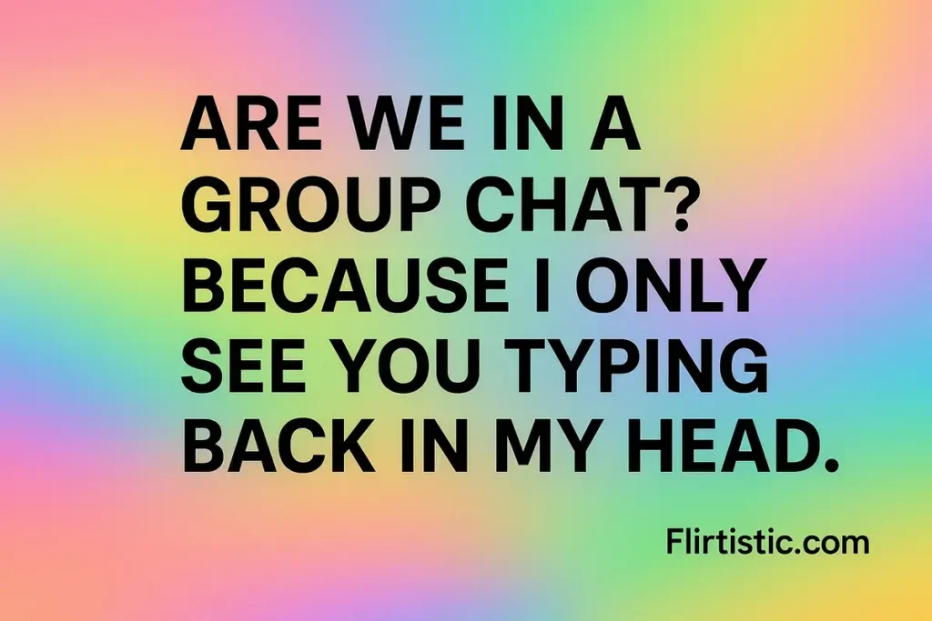 Bad pickup lines to try in person