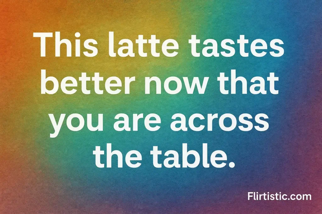 Mythical Charm Lines For Coffee Shop Encounters