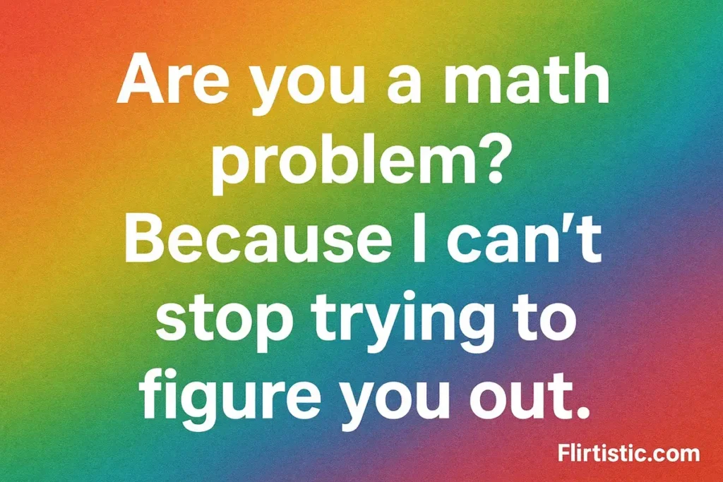 Smart hinge pickup lines