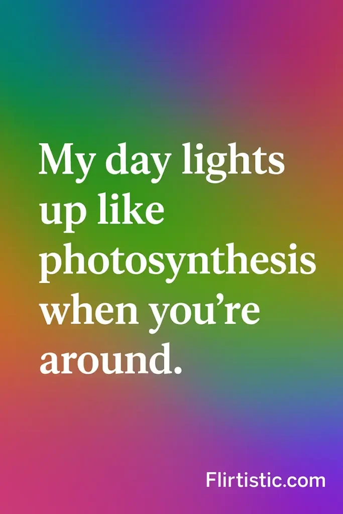 Biology pick up lines clean