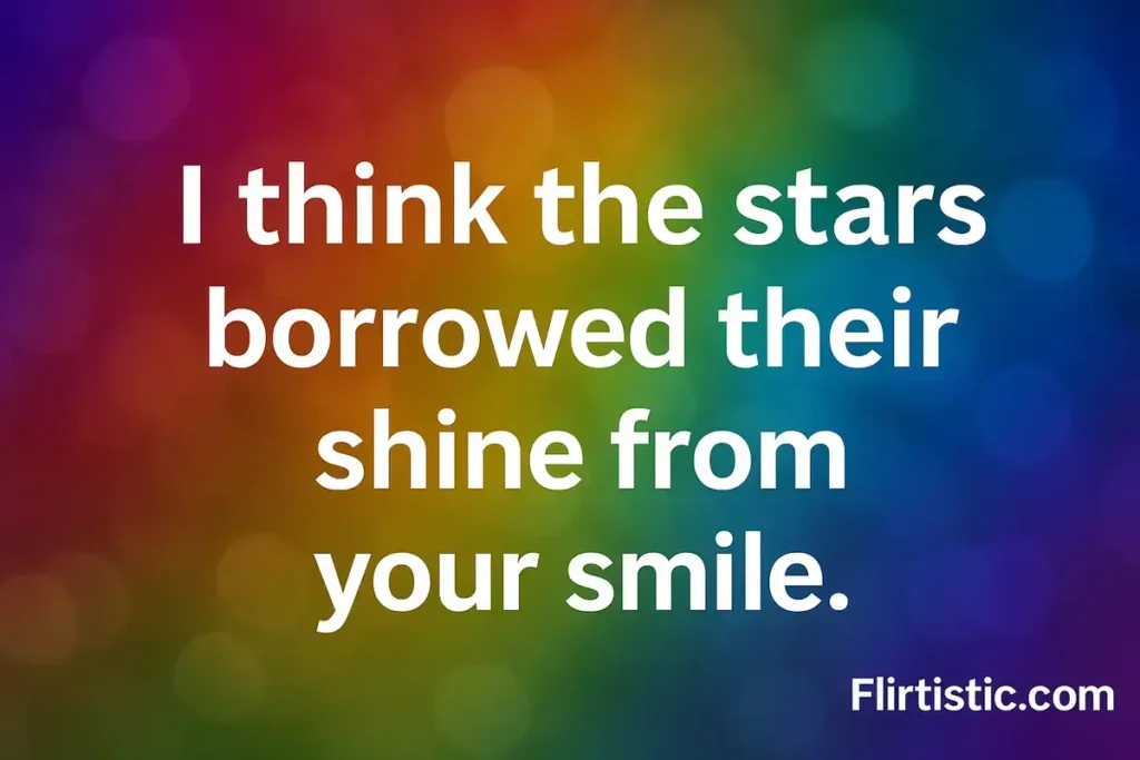 Romantic pick up lines for guys