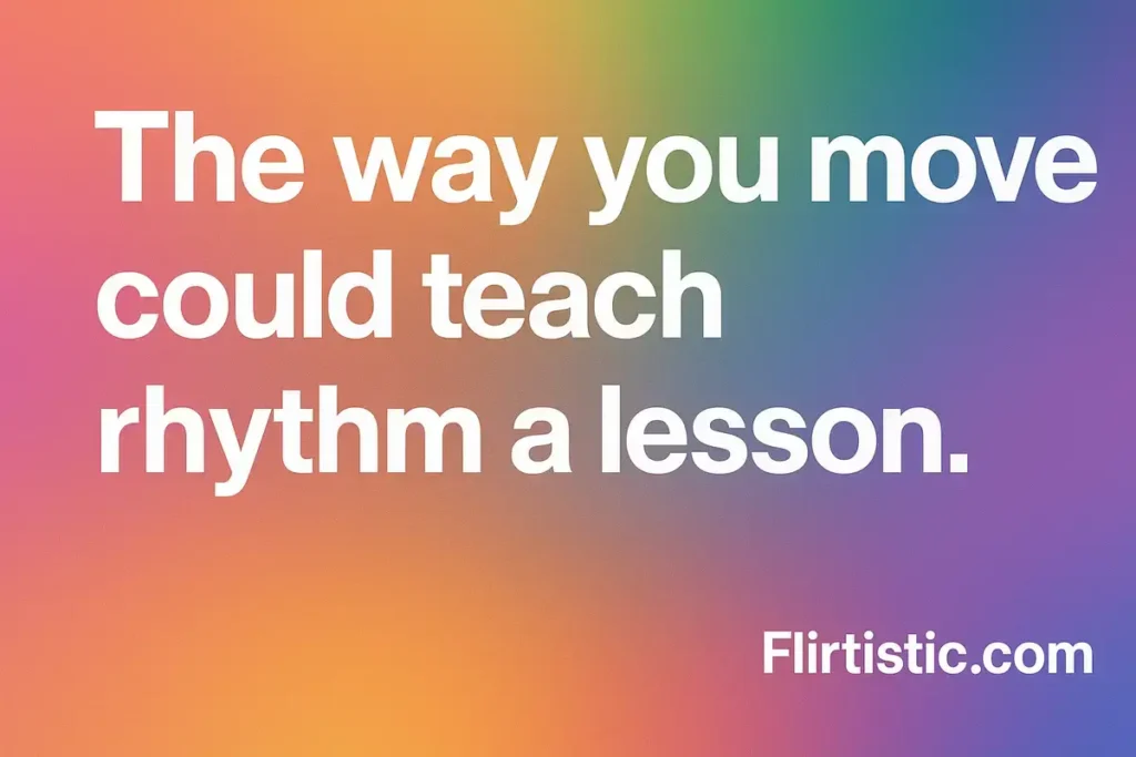 Music pick up lines with a flirty twist