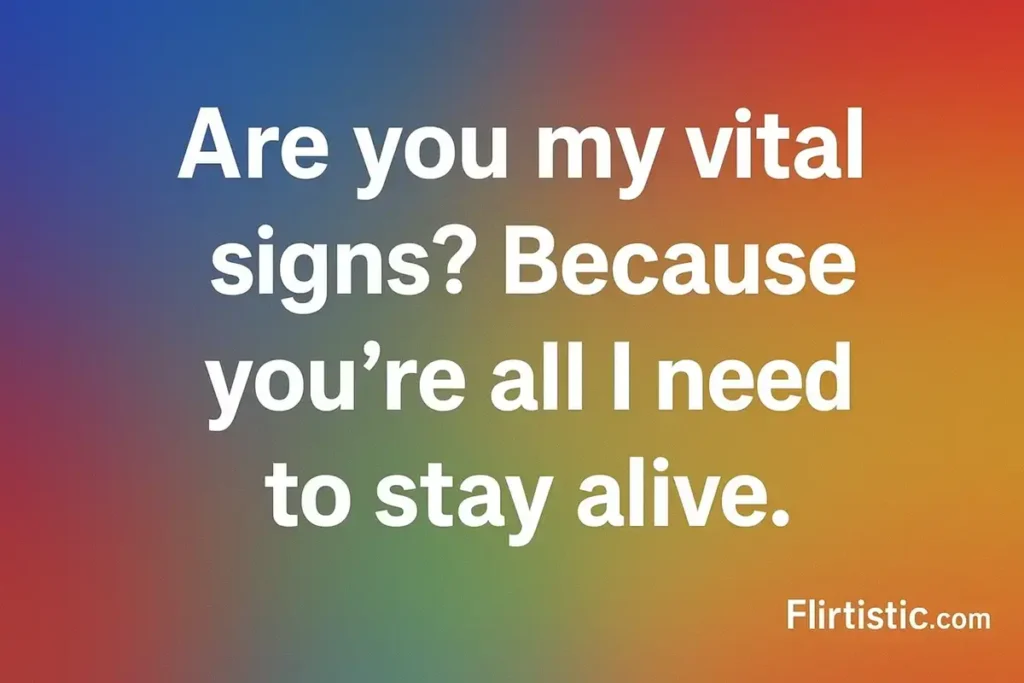 Nurse pickup lines smooth