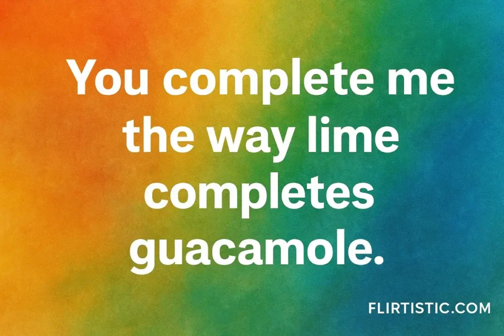 Classic Guacamole Day pick up lines