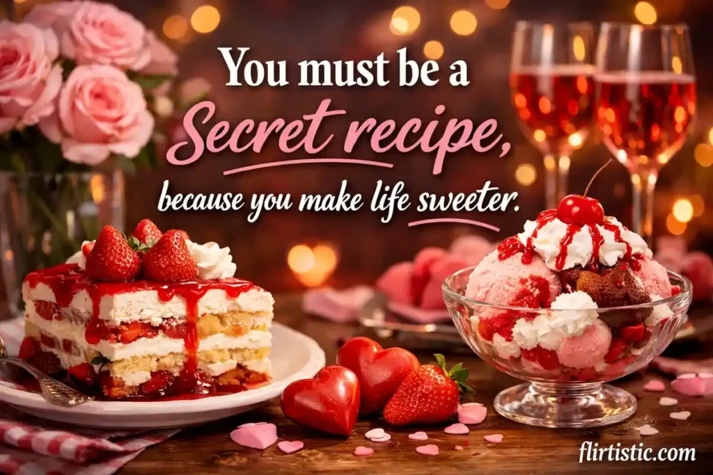 Cute Recipe pickup lines