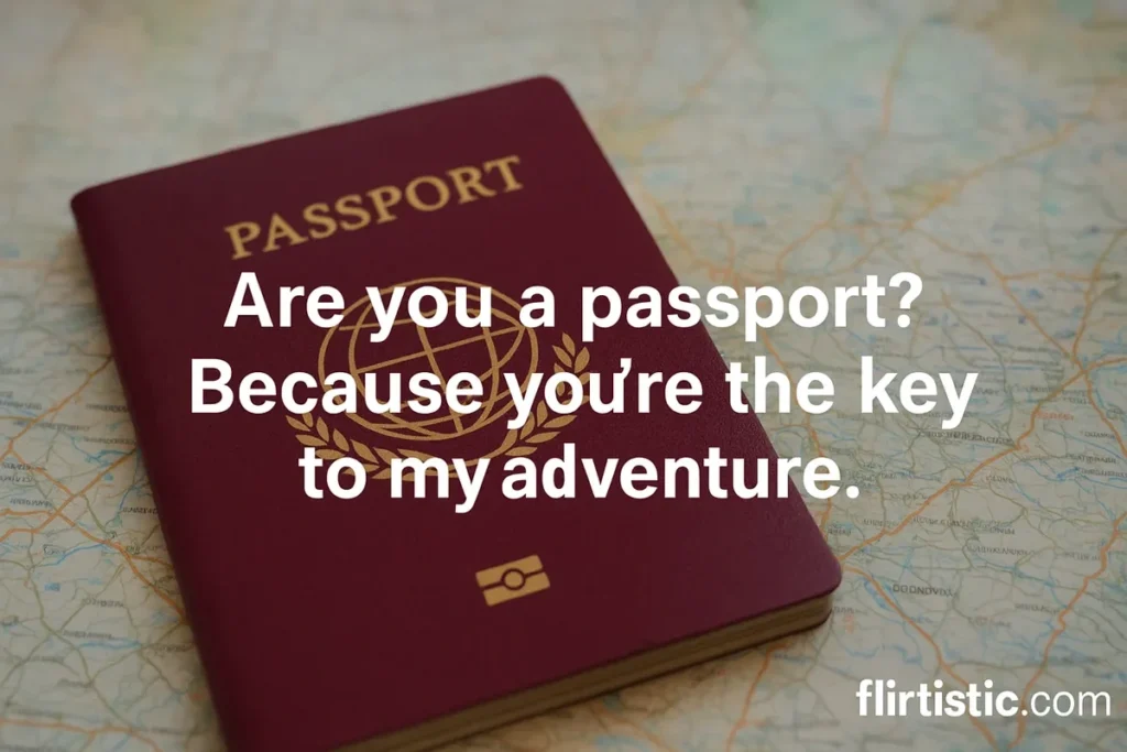 Travel Mood Funny Hinge Pick Up Lines