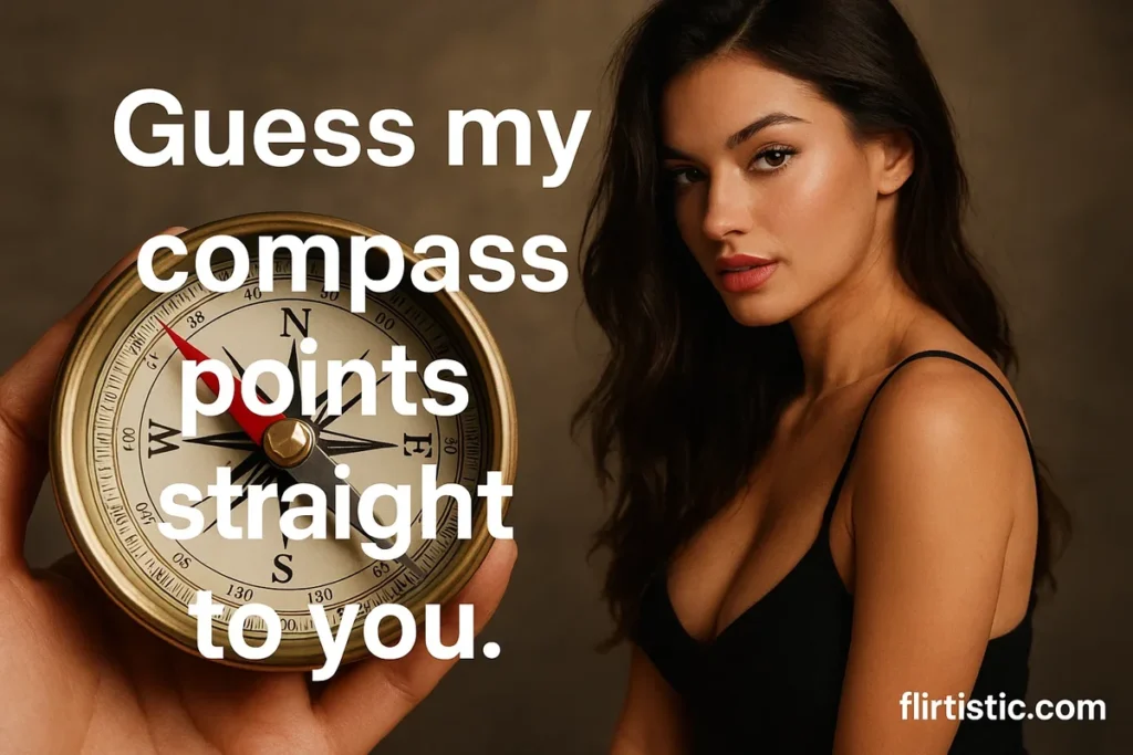 Guess my compass points straight to you.