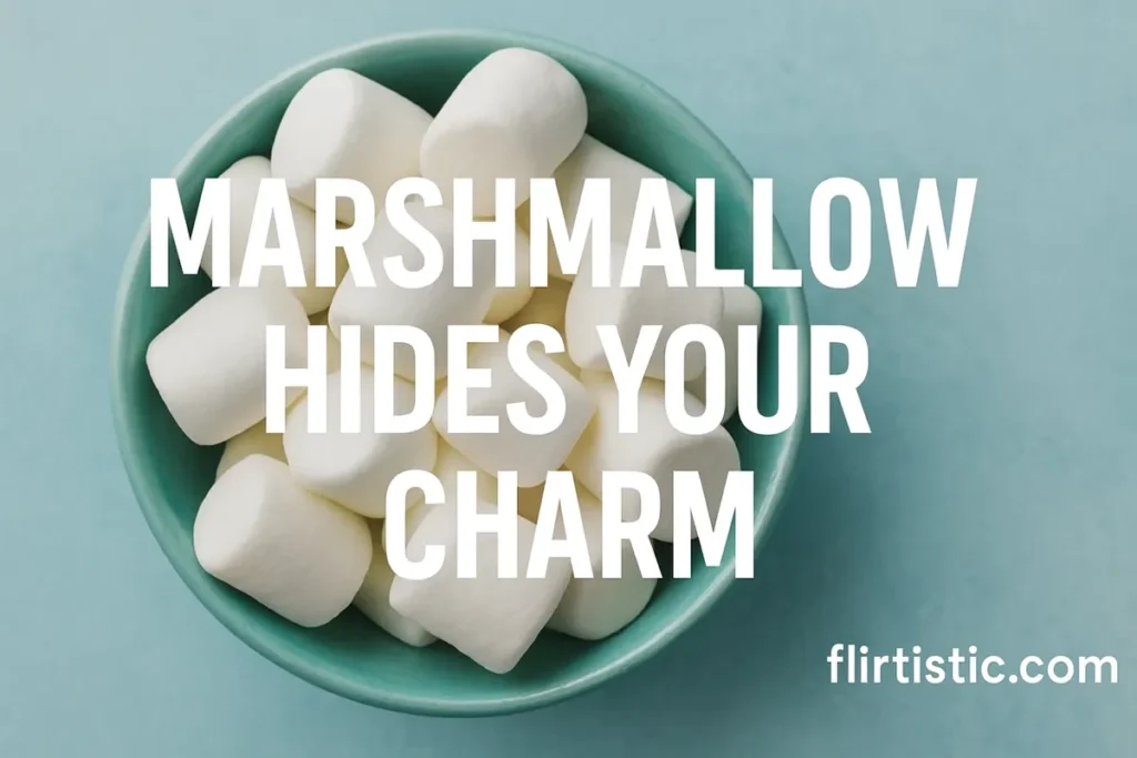 Marshmallow hides your charm.