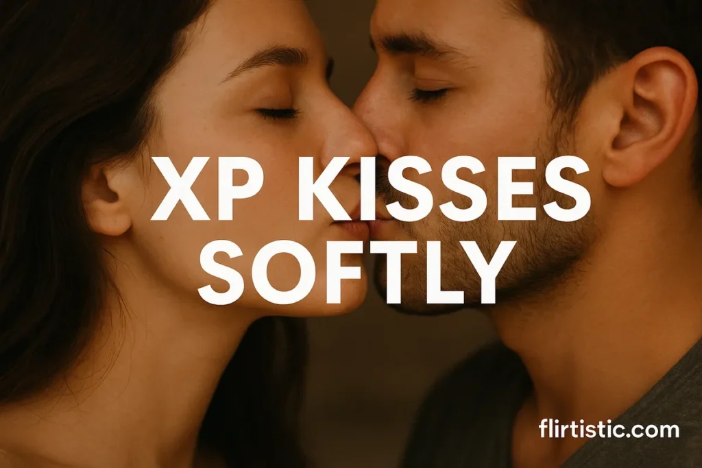 XP kisses softly.
