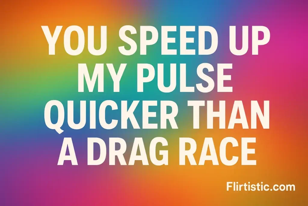 Race Car Pick Up Lines That Win Every Time