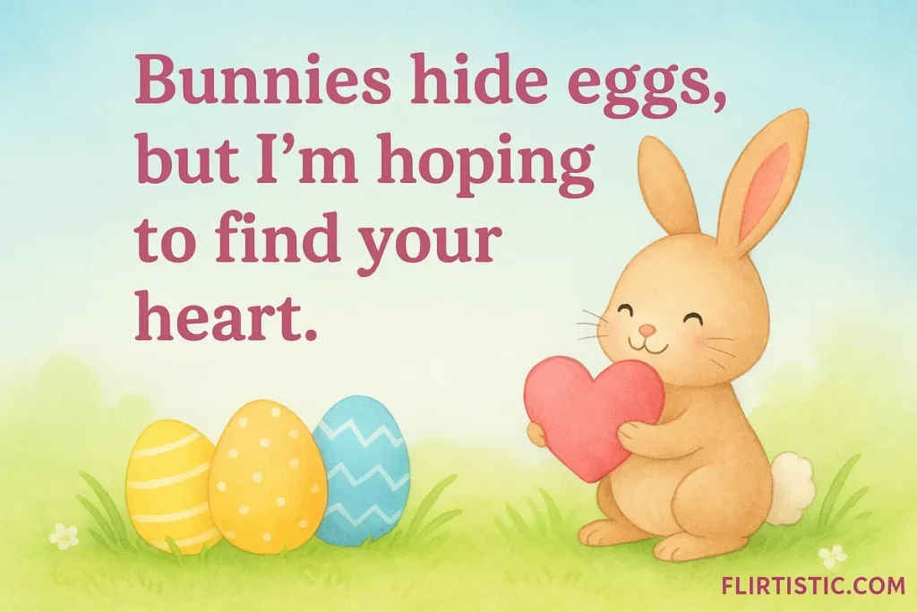 Easter Bunny Pick Up Lines