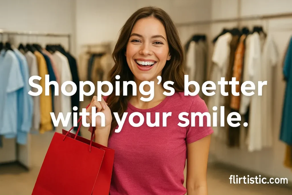 Shopping’s better with your smile.