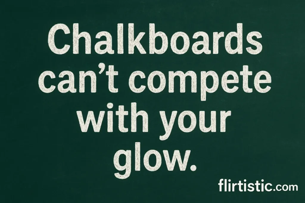 Flirty School Pick up Lines