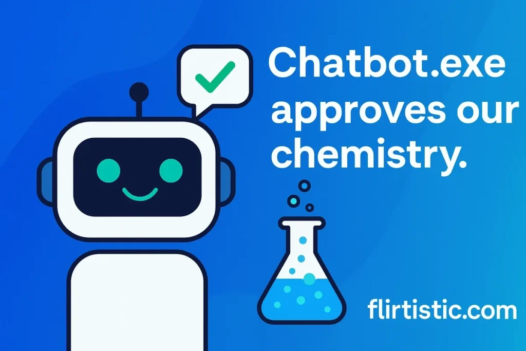 Chatbot.exe approves our chemistry.