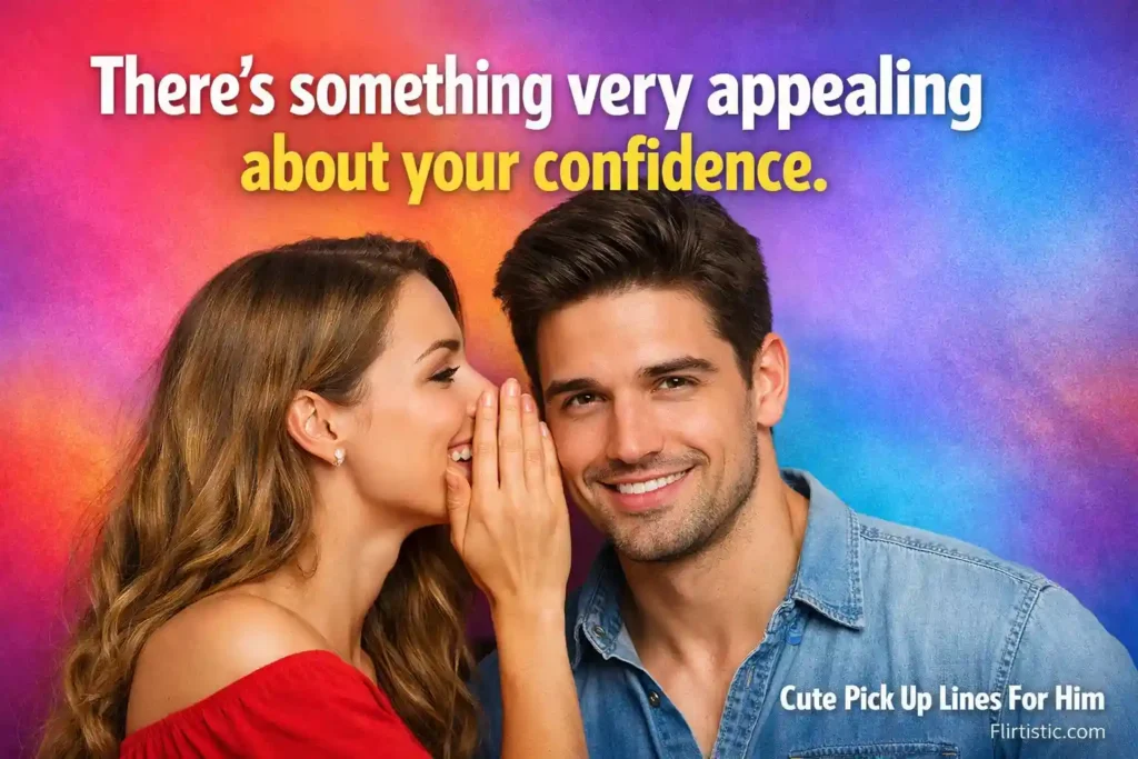 Flirty Cute Pick Up Lines For Him With Confidence