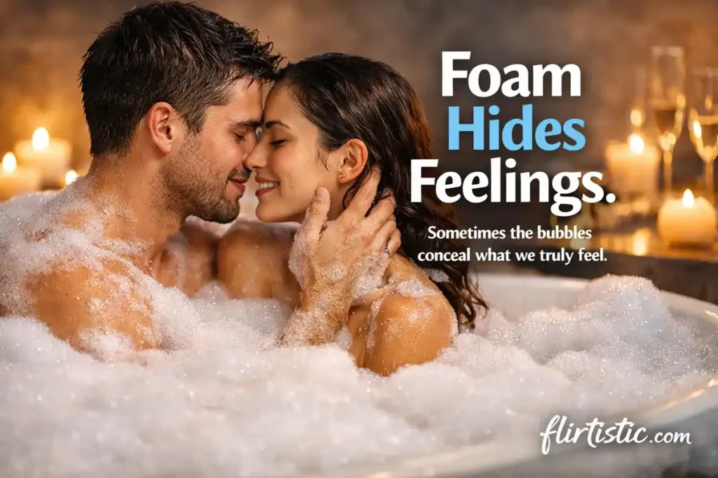 Foam hides feelings.