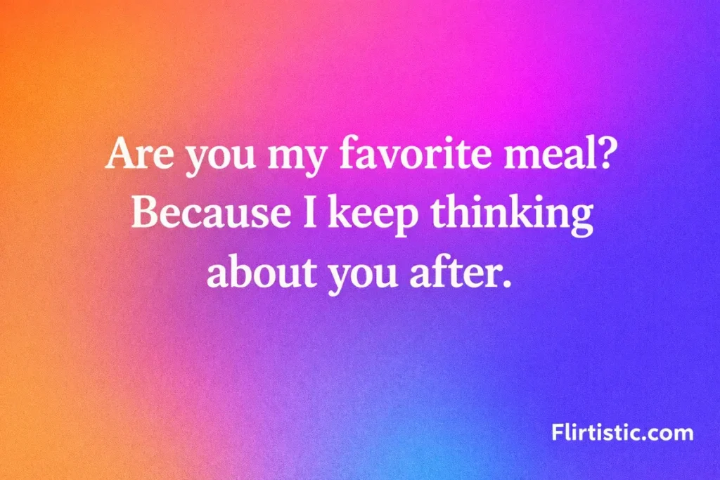 Food Rizz Pick Up Lines That Always Work