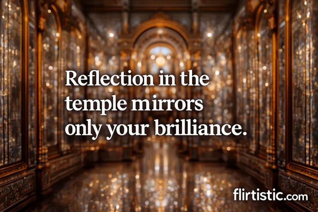 Wholesome Flirts for Temple Visits