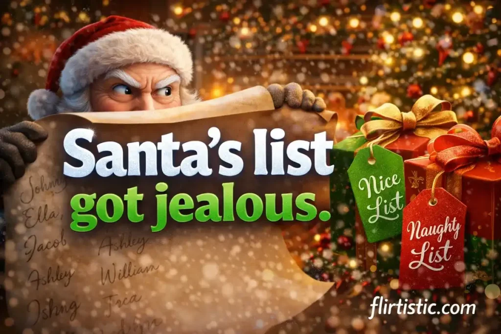 Christmas Pick-Up Lines for Him That Are Sweet & Cheeky