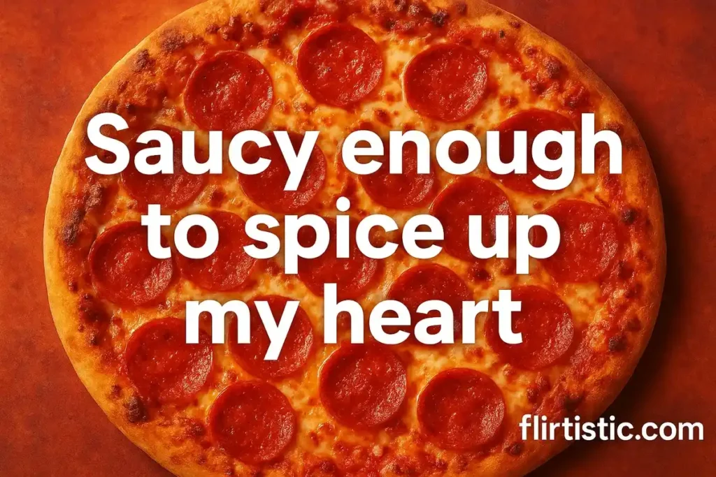 Cheesy Pizza Pickup Lines