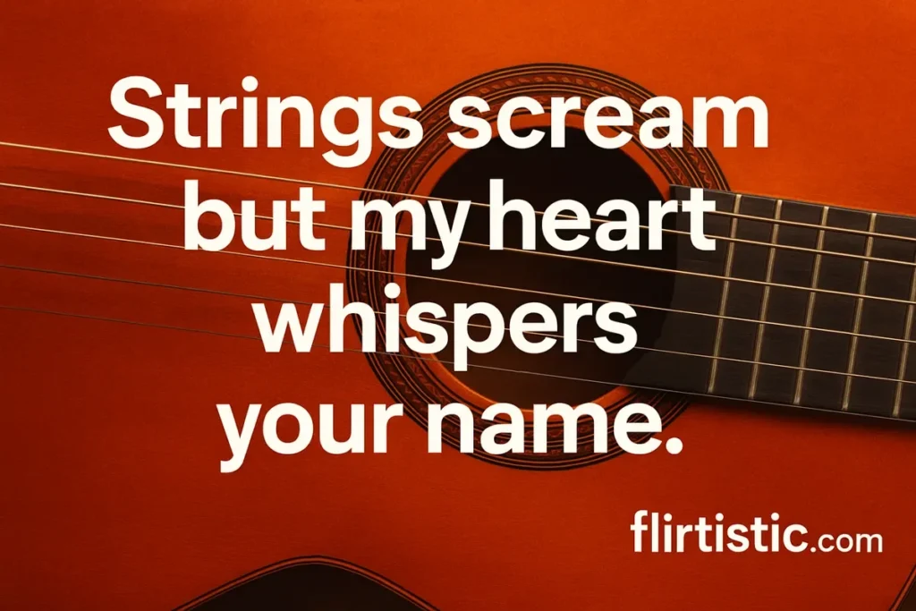 Electric Guitar Flirting Lines