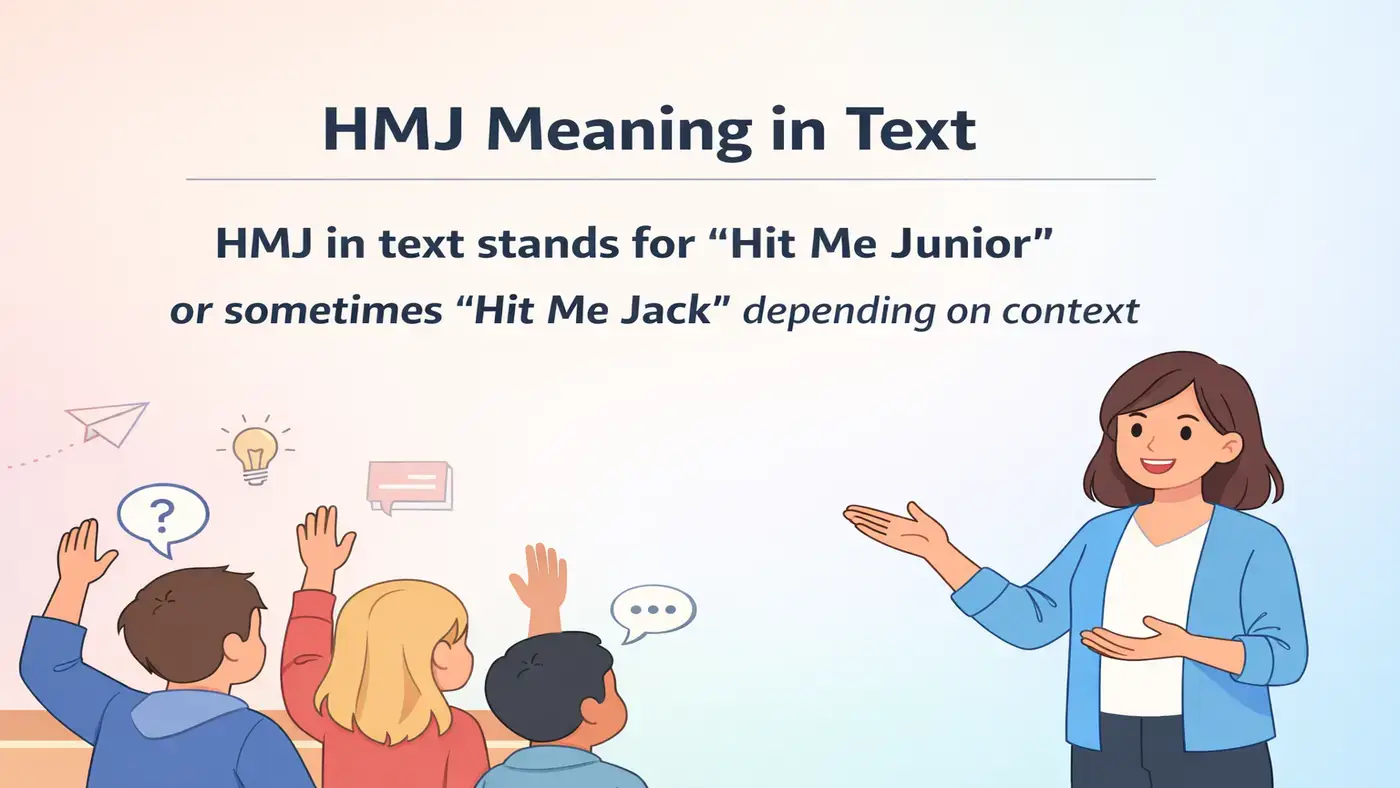 HMJ Meaning in Text