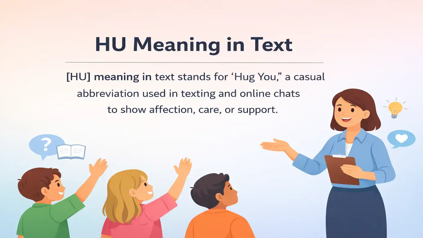 HU Meaning in Text