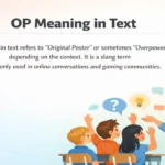 OP Meaning in Text