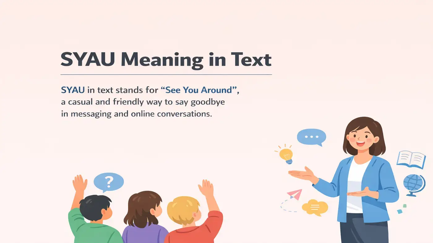 SYAU Meaning in Text