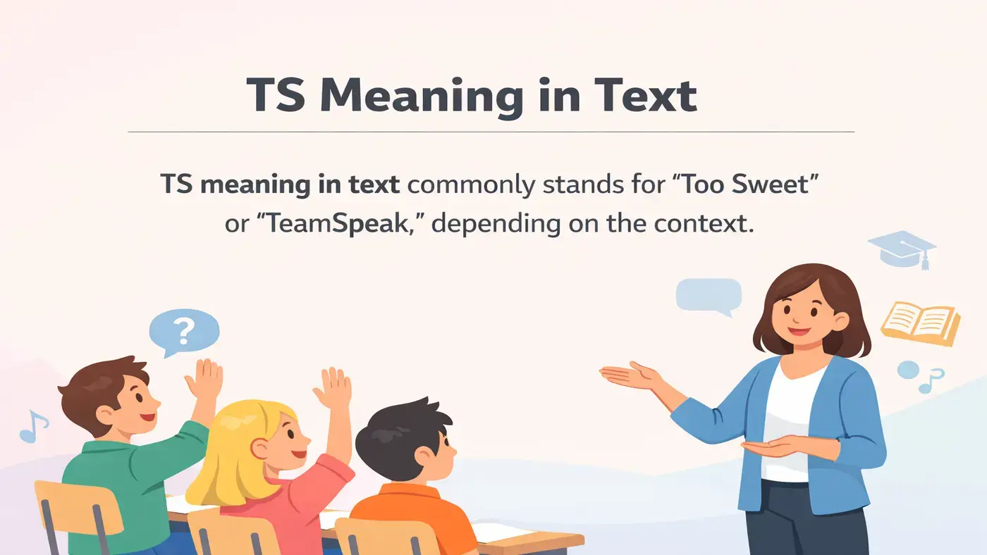 TS Meaning in Text