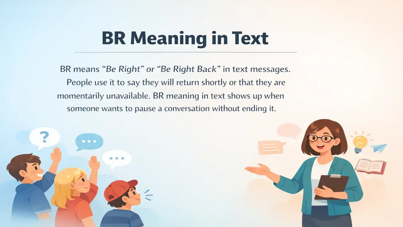 BR Meaning in Text