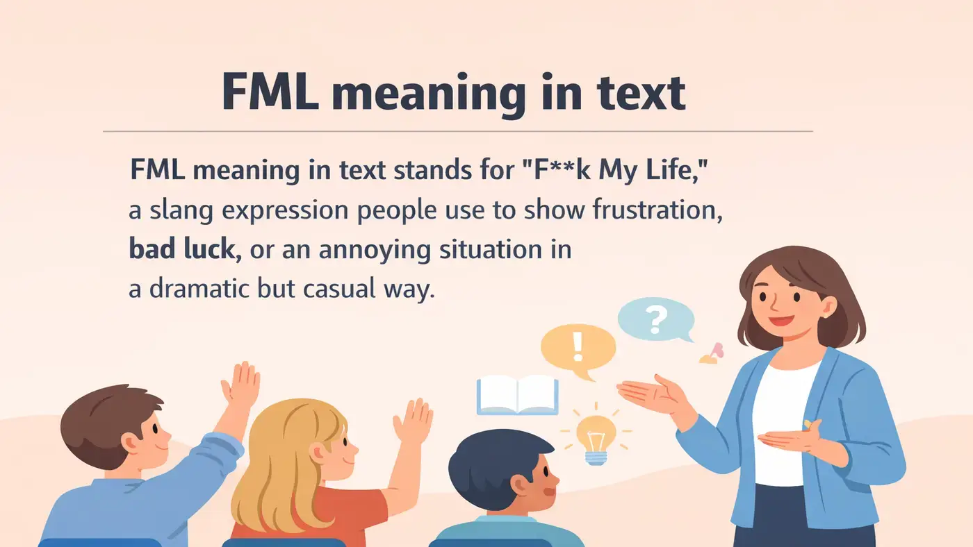 FML Meaning in Text