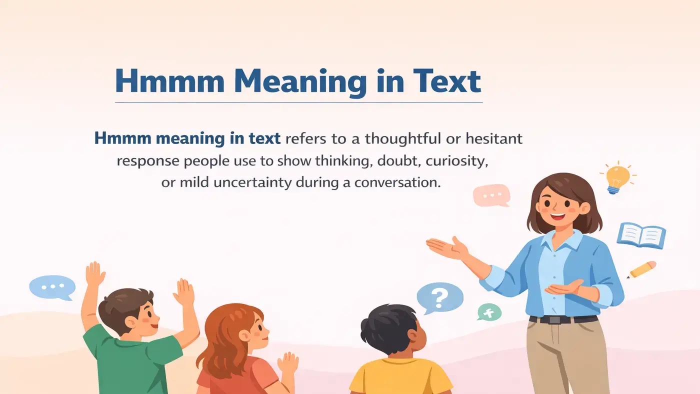 Hmmm Meaning in Text