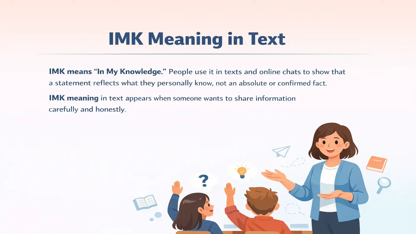 IMK Meaning in Text